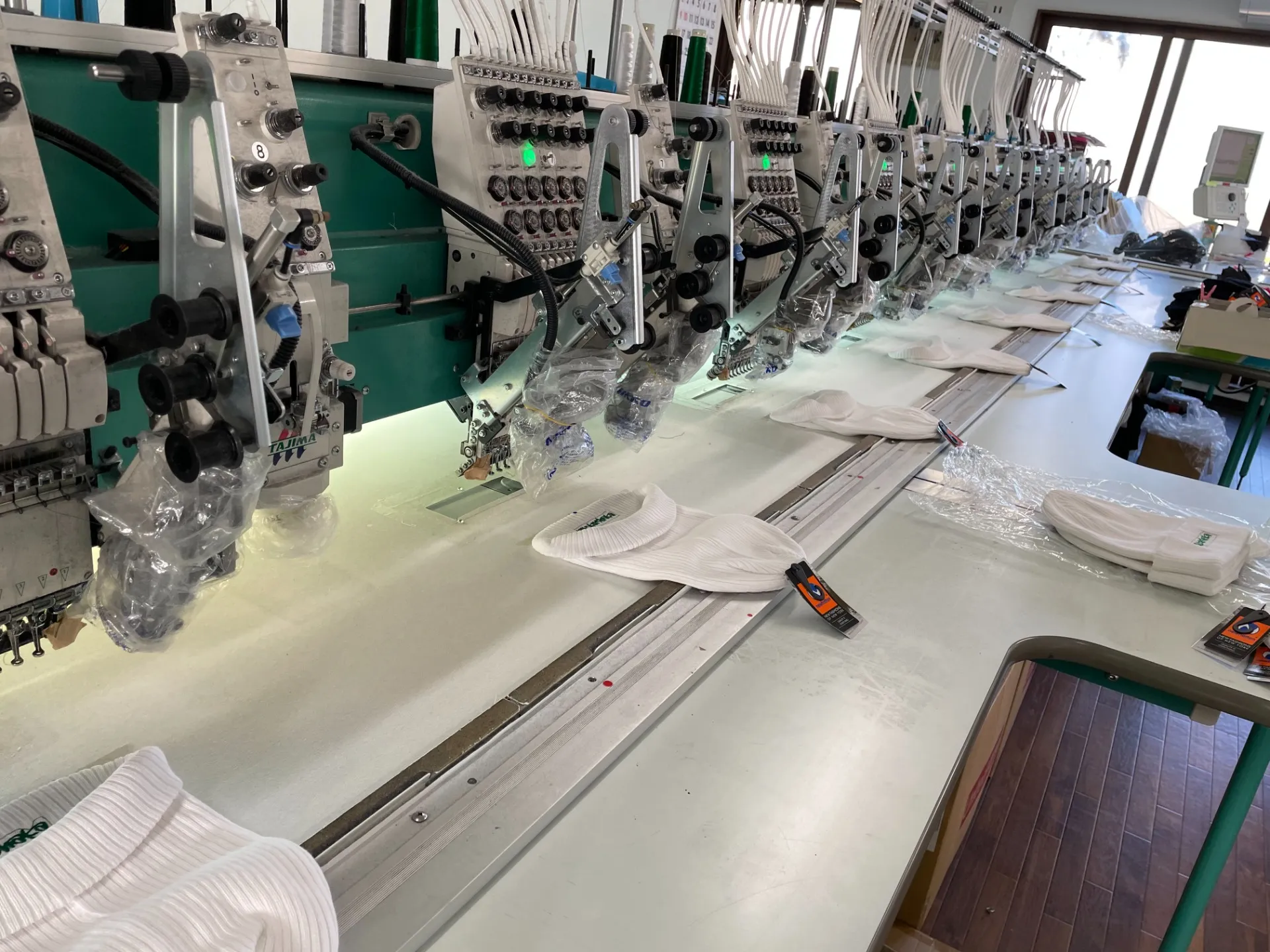 国内保有数最多級の刺繍用工業ミシン